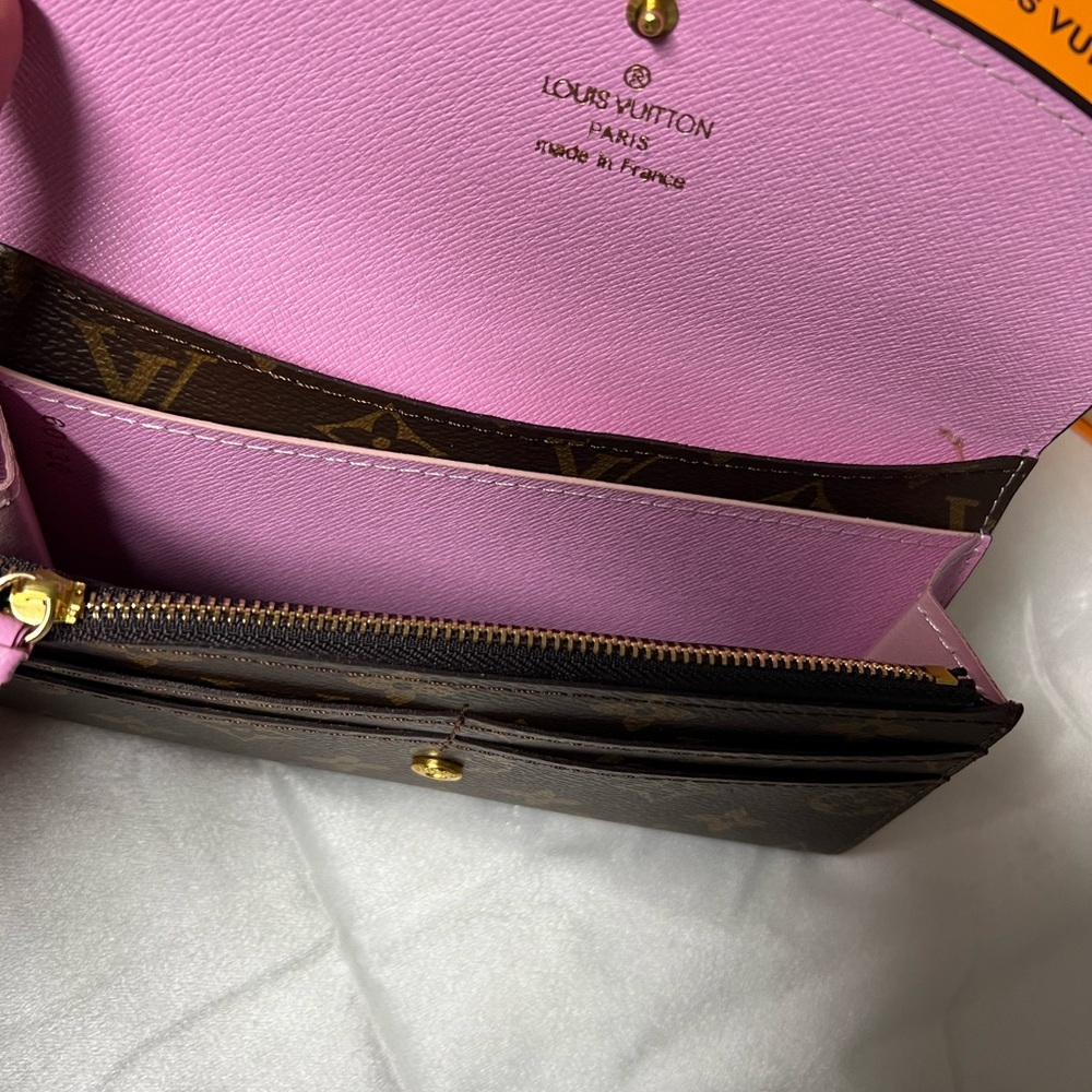 Pink monogram wallet - Picture 5 of 5